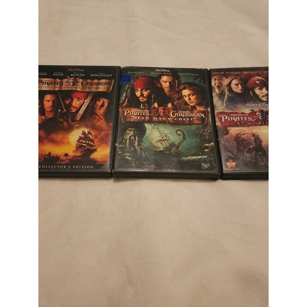 Pirates of the Caribbean‎ DVD Movie Set Curse Dead Man's Chest At World